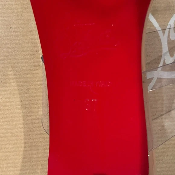 Christian Louboutin just nothing clear heels blush - Picture 5 of 9